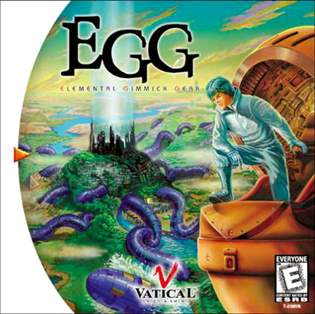 EGG Elemental Gimmick Gear box art for Sega Dreamcast